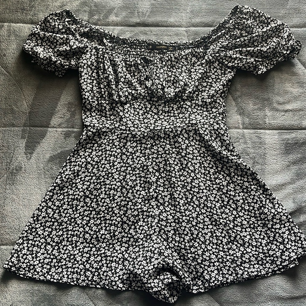 S black floral Hesperus romper
